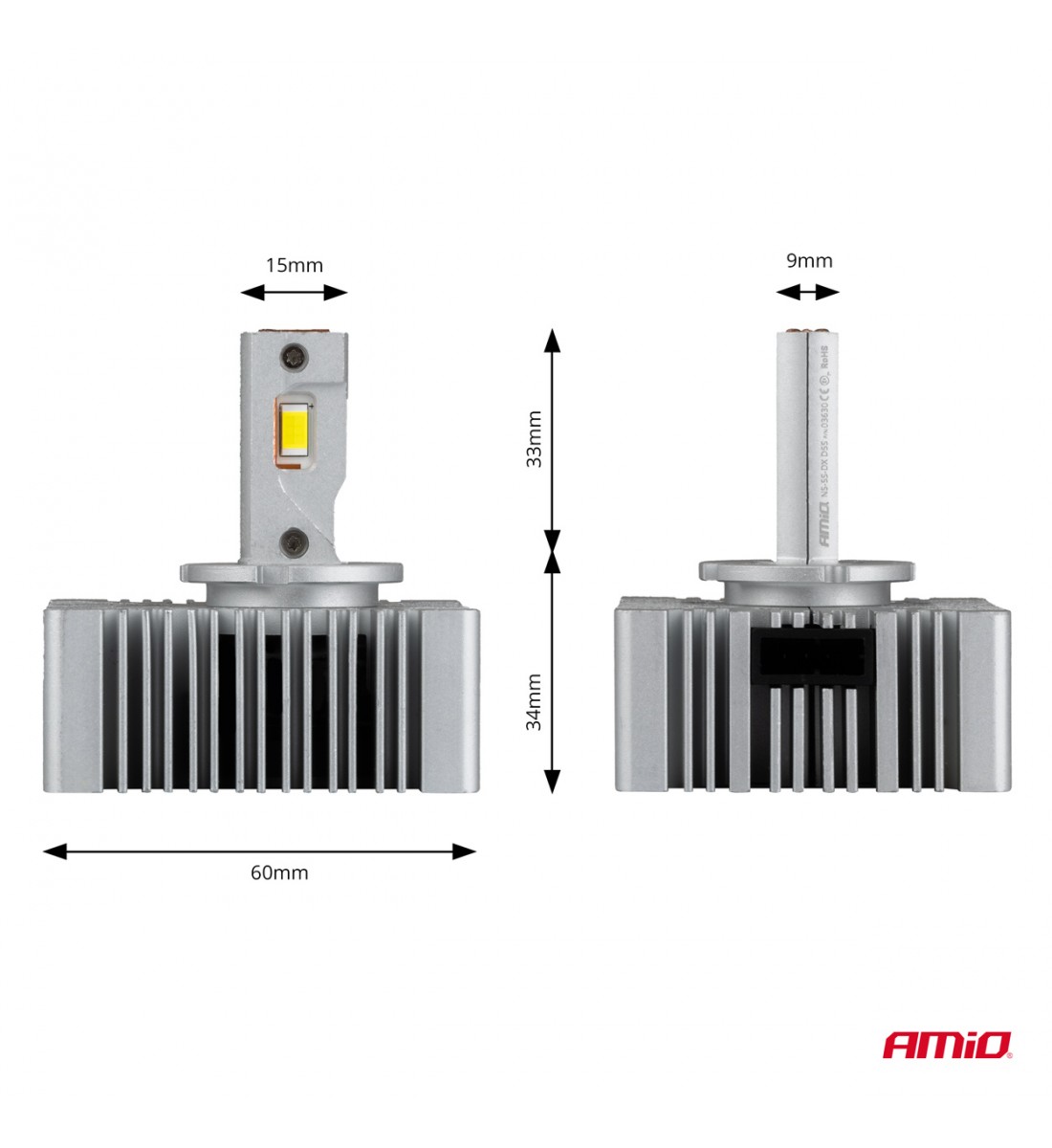 Set becuri auto cu LED Seria D-Basic D5S AMiO-03630 - AutoParadoxSystem.ro Produs - Set becuri auto cu LED Seria D-Basic D5S AMiO-03630 - AutoParadoxSystem.ro