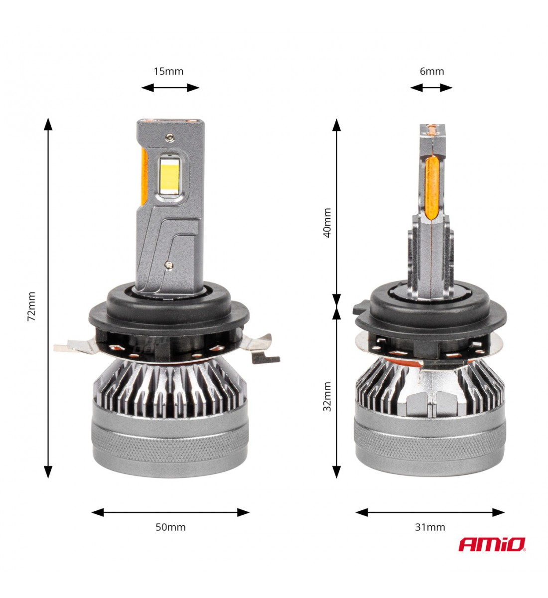 Set becuri cu LED HP Series H7-1 Canbus AMiO-03675 - AutoParadoxSystem.ro Produs - Set becuri cu LED HP Series H7-1 Canbus AMiO-03675 - AutoParadoxSystem.ro