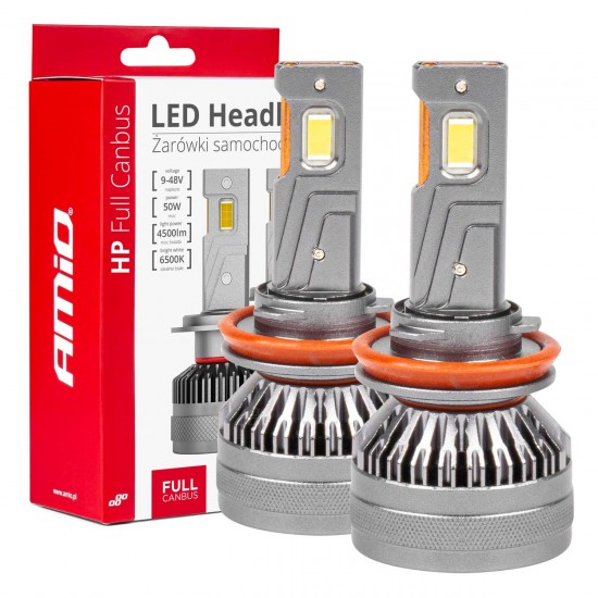 Set becuri LED HP Series H8/H9/H11/H16 Canbus AMiO-03677 Set becuri LED HP Series H8/H9/H11/H16 Canbus AMiO-03677