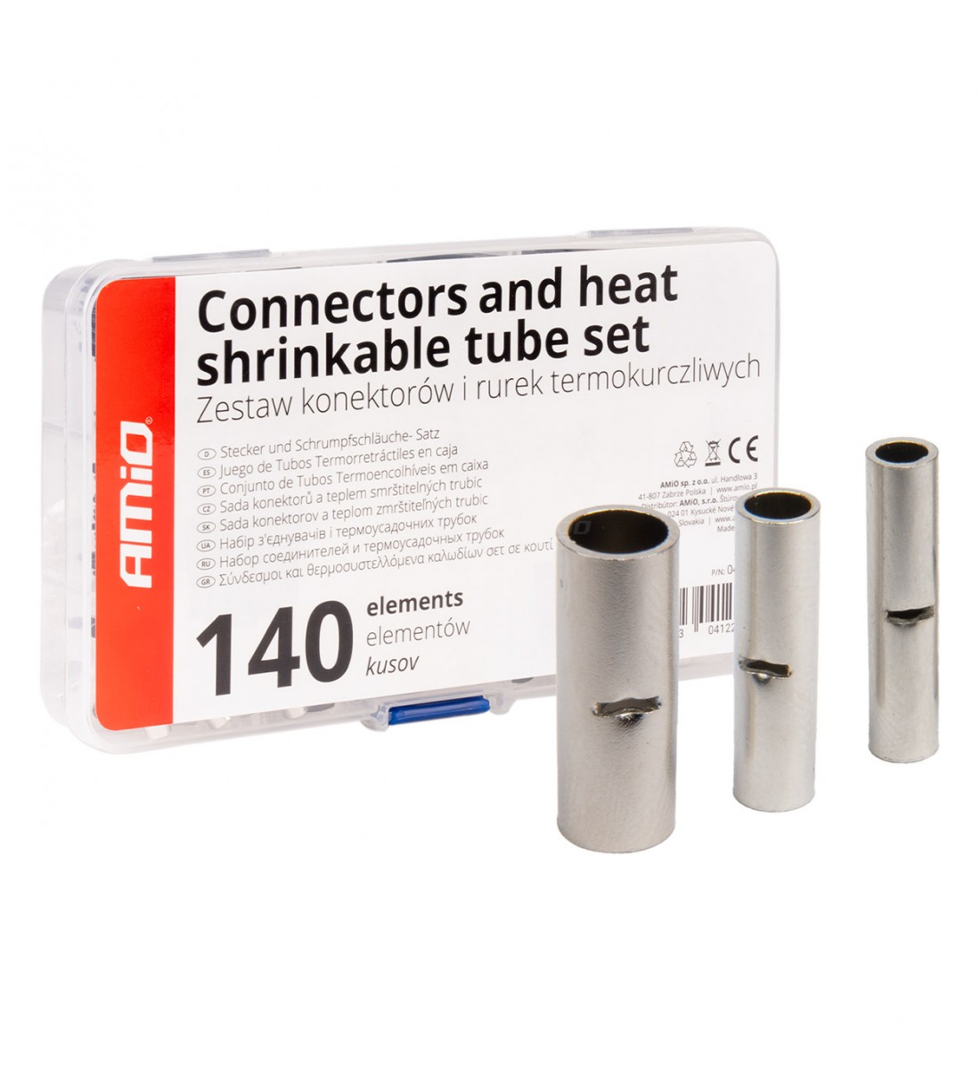 Set de conectori de cablu BN1.25 BN2 BN5.5 160 buc. conectori AMIO-04123 - AutoParadoxSystem.ro Produs - Set de conectori de cablu BN1.25 BN2 BN5.5 160 buc. conectori AMIO-04123 - AutoParadoxSystem.ro