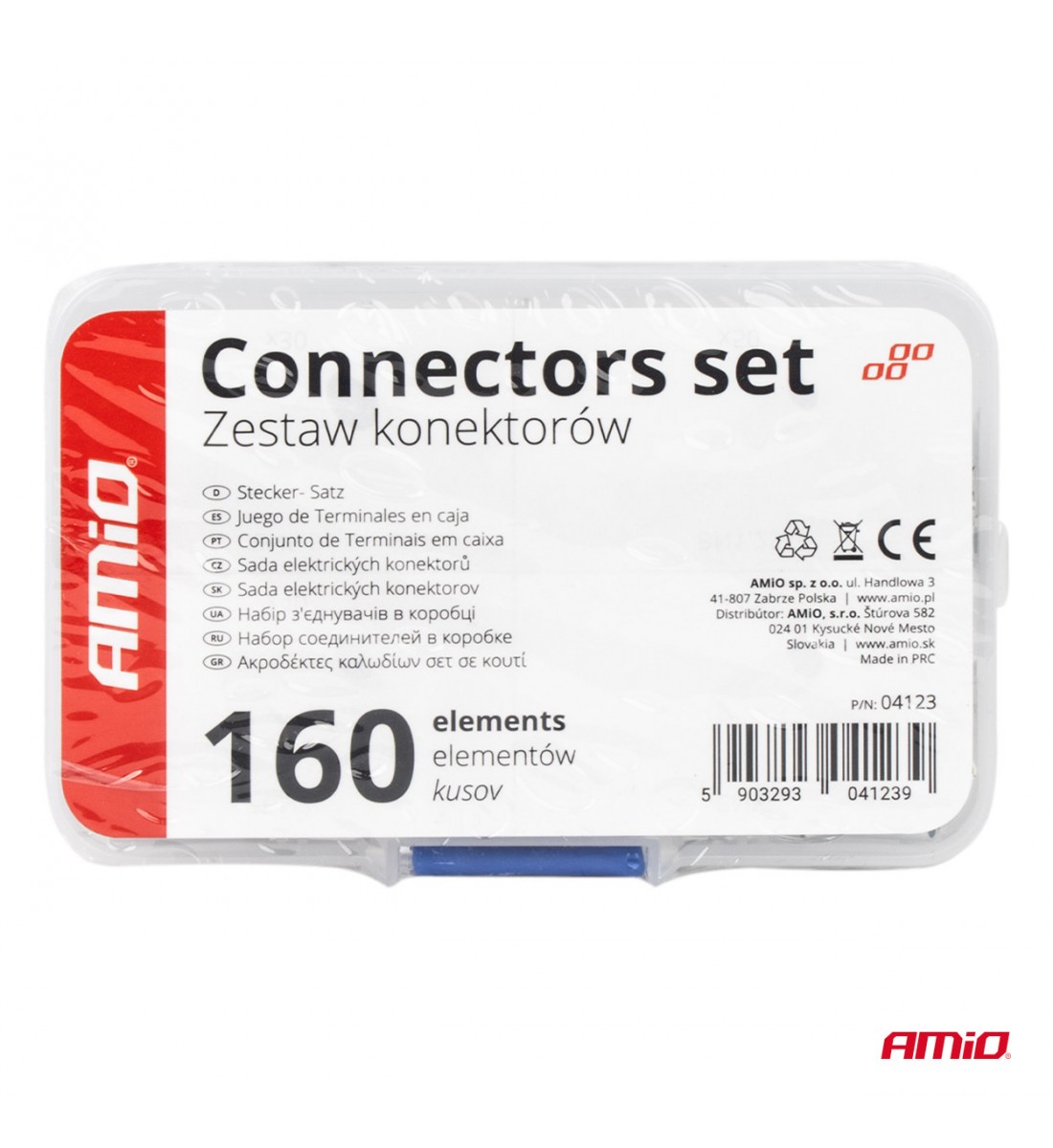 Set de conectori de cablu BN1.25 BN2 BN5.5 160 buc. conectori AMIO-04123 - AutoParadoxSystem.ro Produs - Set de conectori de cablu BN1.25 BN2 BN5.5 160 buc. conectori AMIO-04123 - AutoParadoxSystem.ro