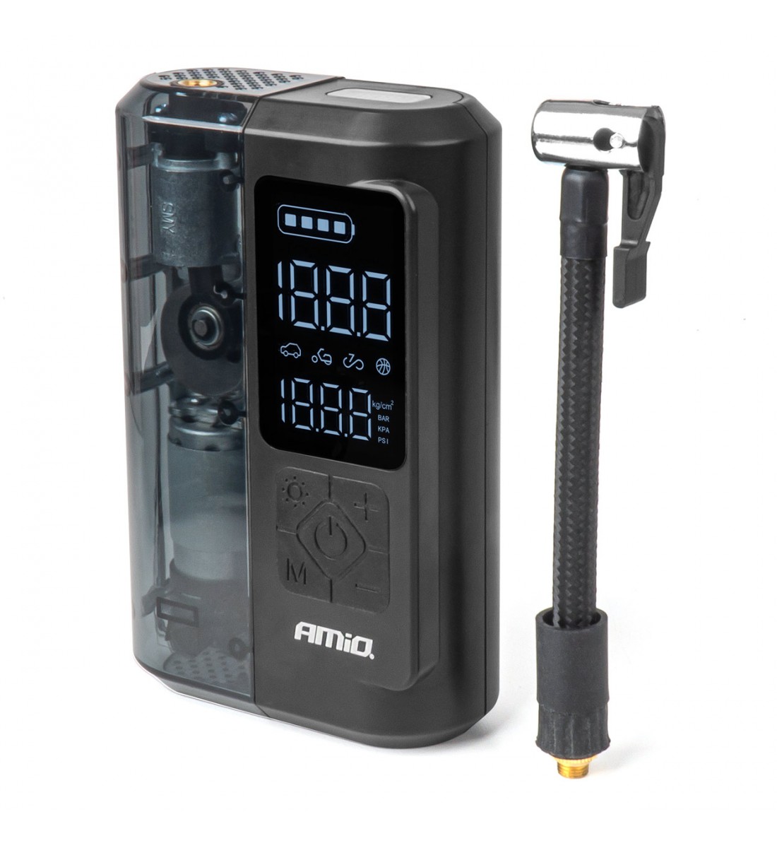 Compresor wireless, reîncărcabil, LED, USB-C, 40W, AMIO-04378 - AutoParadoxSystem.ro Produs - Compresor wireless, reîncărcabil, LED, USB-C, 40W, AMIO-04378 - AutoParadoxSystem.ro