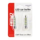 Set 2 becuri auto C5W/Sofit, Standard 3014, 15 SMD, 39 mm, 12V, culoare alb