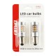 Set 2 Becuri auto CANBUS 3030 24SMD 1156 BAU15S PY21W Orange 12V/24V