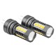 Set 2 Becuri auto CANBUS 3030 18SMD HP24W Alb 12V/24V