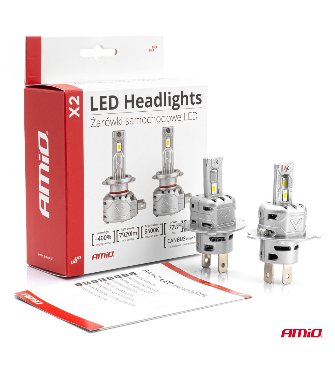 SET 2 BECURI AUTO, Canbus H4, X2, cu Led SET 2 BECURI AUTO, Canbus H4, X2, cu Led