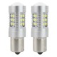 Set 2 Becuri auto  CANBUS, 1156, 24 SMD, 12/24V, alb