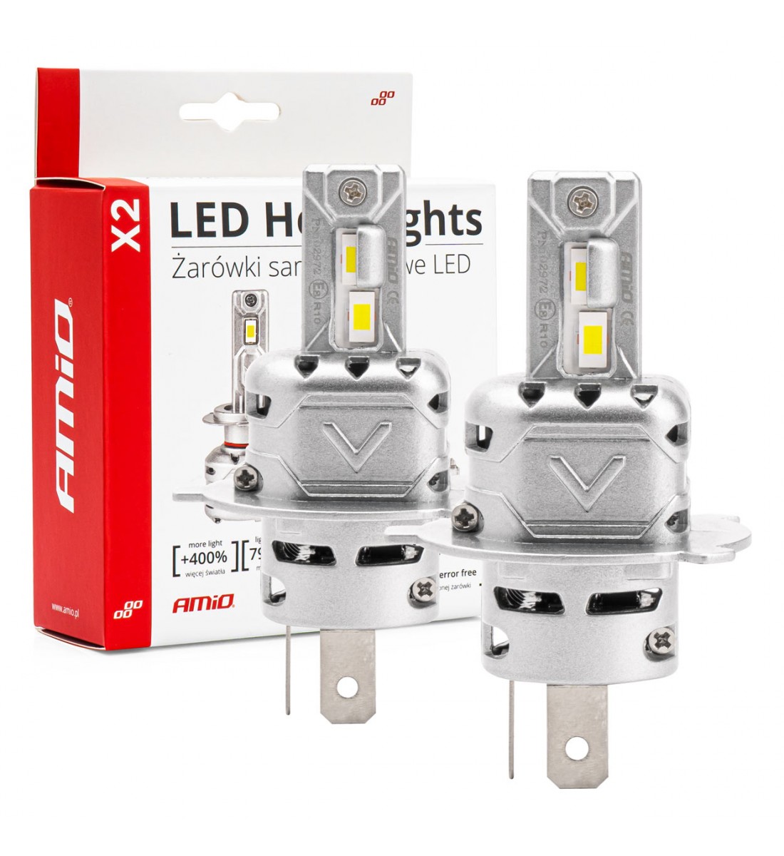 SET 2 BECURI AUTO, Canbus H4, X2, cu Led SET 2 BECURI AUTO, Canbus H4, X2, cu Led