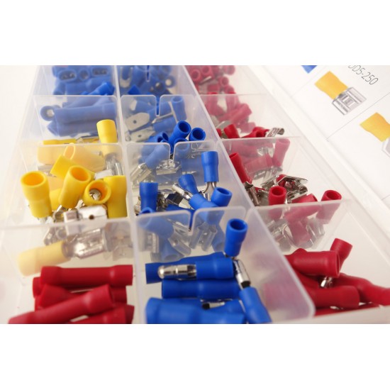 Trusa set conectori electrici, 250 bucati
