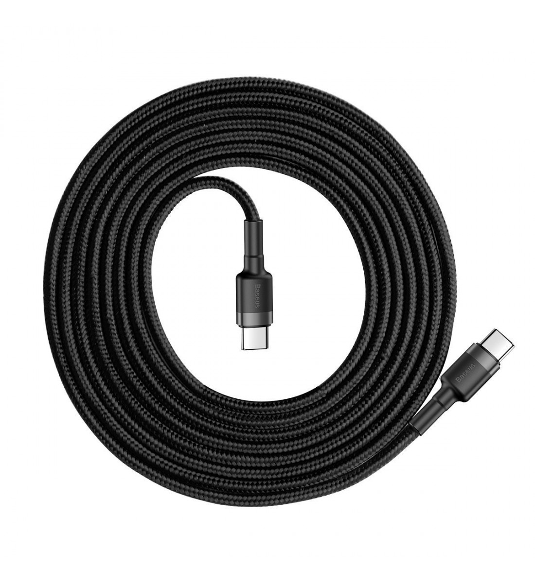 Cablu USB-C la USB-C, 20V / 3A, 2m negru-gri