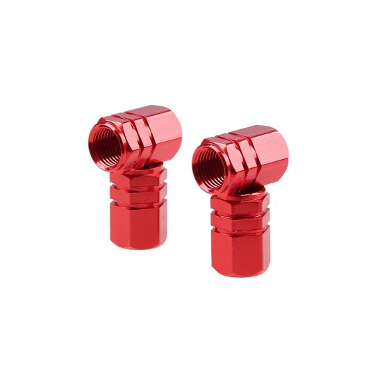 Set capace valvă, 4 buc, roșii