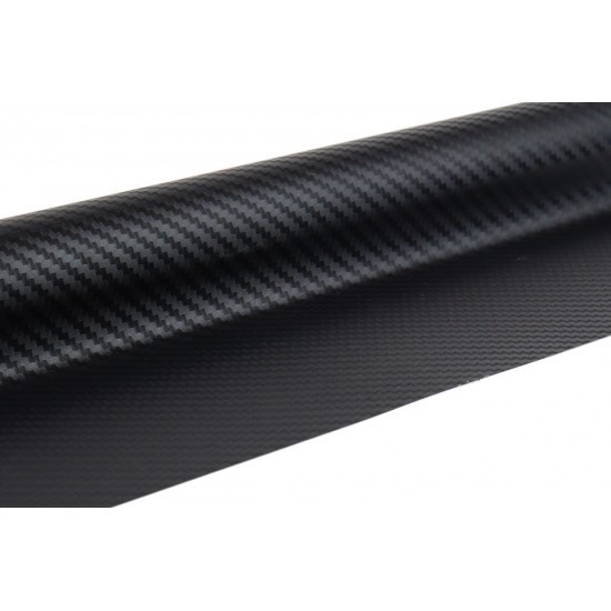 Folie auto, carbon, 3D, neagra, 30cm x 150cm