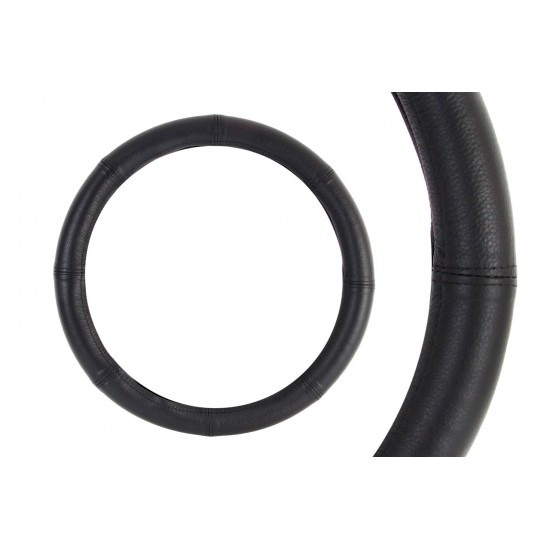 Husă volan, piele naturală, M, 35-37