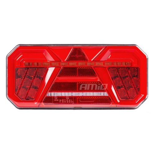 Lampă spate, combinată, cu LED, AMiO, RCL-04-L, dinamică stânga