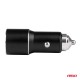 Priză de alimentare din aluminiu, USB-C+USB, 38W, 12/24V Priză de alimentare din aluminiu, USB-C+USB, 38W, 12/24V