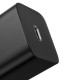 Priză de alimentare, Baseus Super Si Quick Charger, 1USB C, 20W, negru