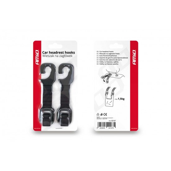 Set de cârlige pentru tetiera scaunului auto Set de cârlige pentru tetiera scaunului auto