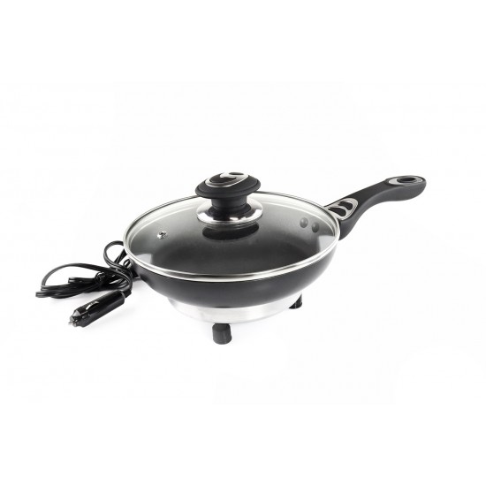 Tigaie electrică pentru mașină, 20cm x 4cm, 150W, 12V Tigaie electrică pentru mașină, 20cm x 4cm, 150W, 12V