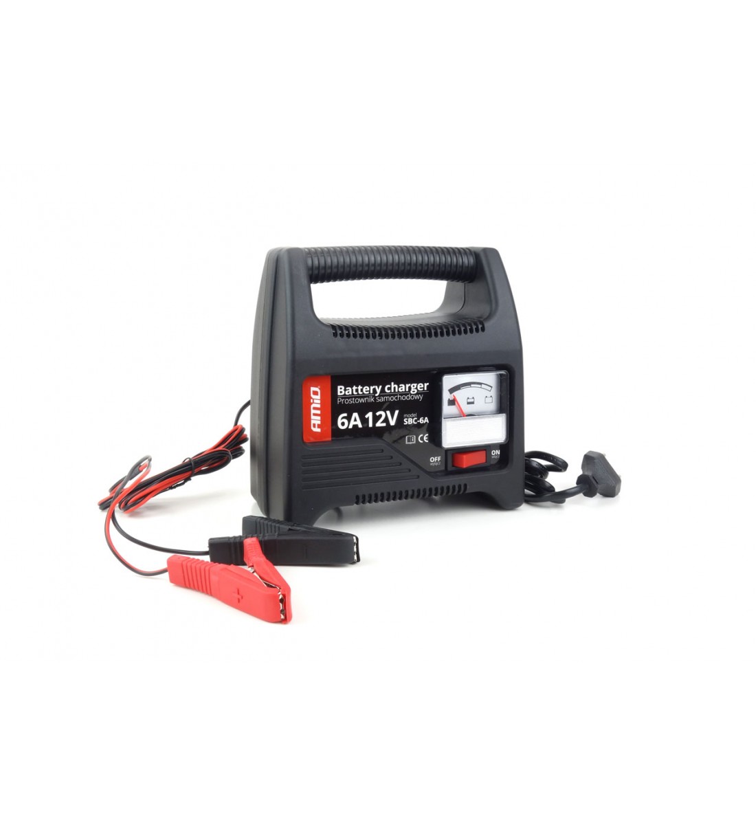Redresor, încărcător de baterii 6A, 12V AMiO SBC-6A Redresor, încărcător de baterii 6A, 12V AMiO SBC-6A