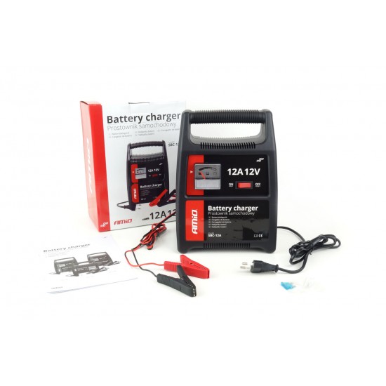 Redresor, încărcător de baterii 12A, 12V AMiO SBC-12A Redresor, încărcător de baterii 12A, 12V AMiO SBC-12A