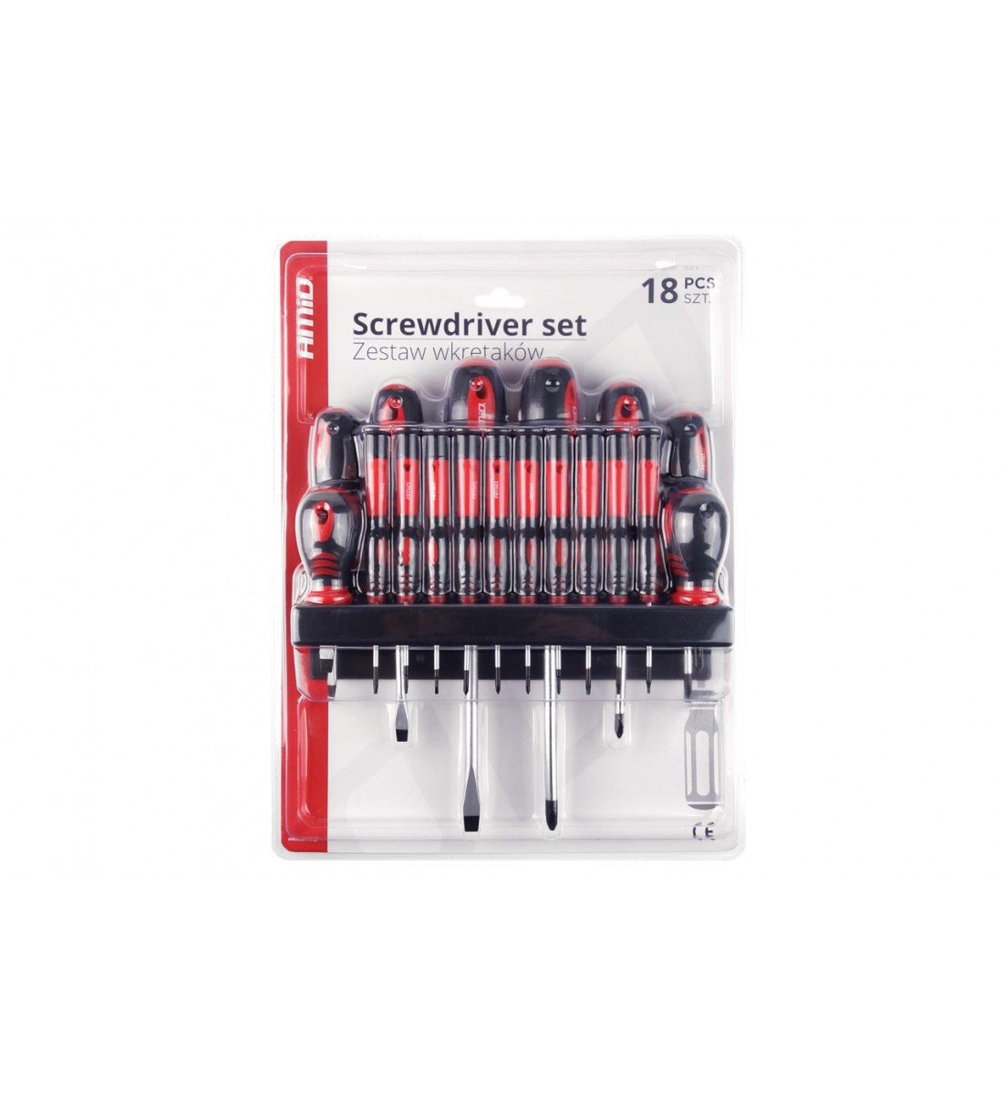 Set de șurubelnițe pentru cârlige CR-V, 18 bucăți Set de șurubelnițe pentru cârlige CR-V, 18 bucăți