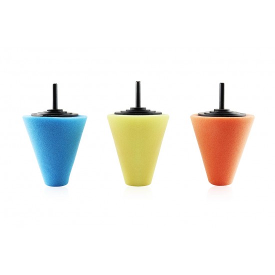 Bureti lustruire jenti, conic, 3 buc