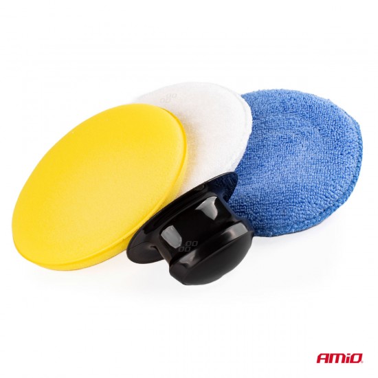 Set de bureți de curățare, diametru 13 cm, 3x125 mm