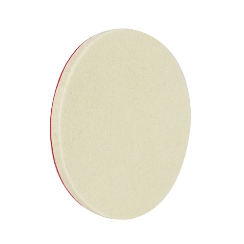 Pâslă de lustruire, suport Velcro, 125mm x 10mm