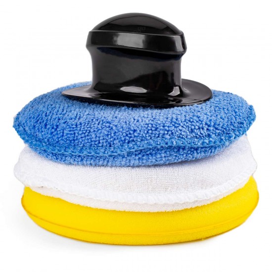 Set de bureți de curățare, diametru 13 cm, 3x125 mm