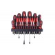 Set de șurubelnițe pentru cârlige CR-V, 18 bucăți Set de șurubelnițe pentru cârlige CR-V, 18 bucăți