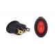 Întrerupător, oval, roșu 12V, 230V cu iluminare Întrerupător, oval, roșu 12V, 230V cu iluminare