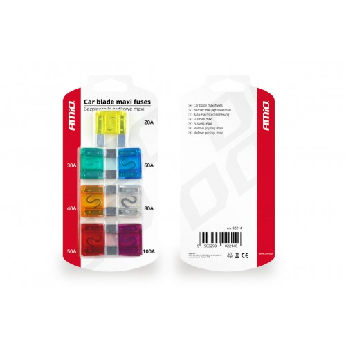 Siguranțe auto, MAXI, 7 buc