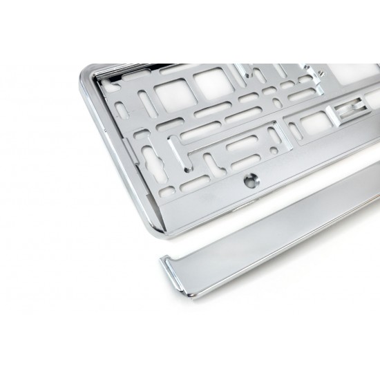 Suport numar, argintiu metalizat, 53 x 13 cm