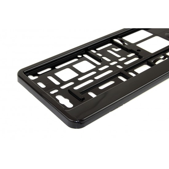 Suport numar, negru metalizat, 53 x 13 cm