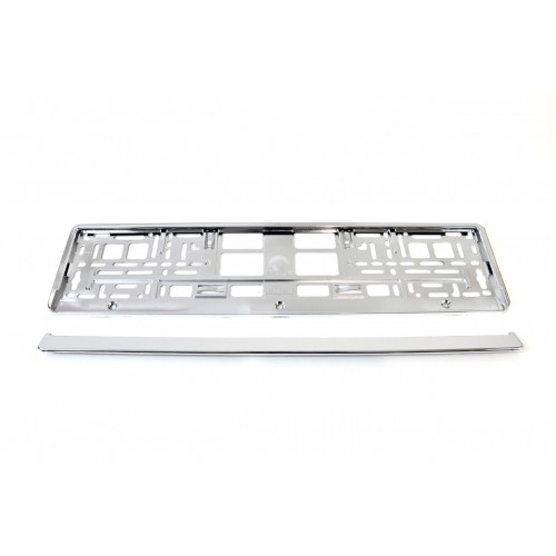 Suport numar, argintiu metalizat, 53 x 13 cm