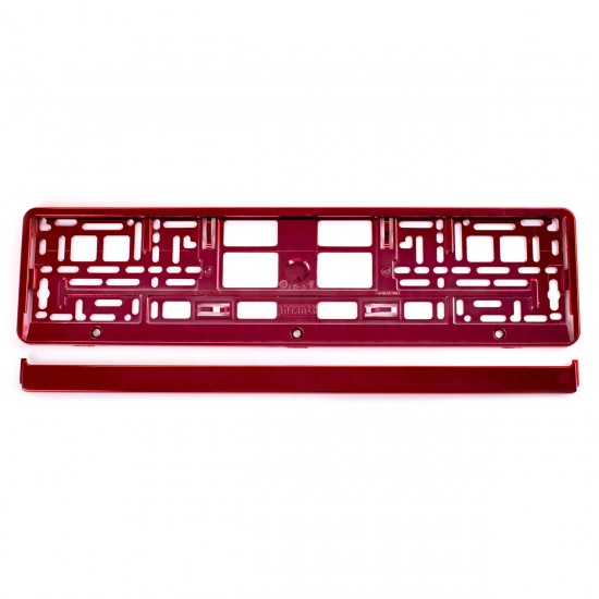 Suport numar, rosu, 53 x 13 cm