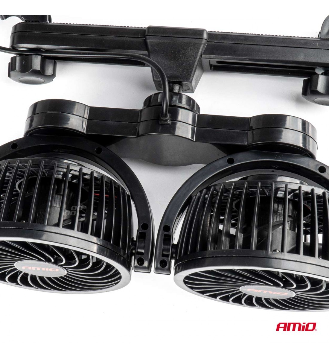 Ventilator auto dublu pentru tetiera 2x4" 12V Ventilator auto dublu pentru tetiera 2x4" 12V