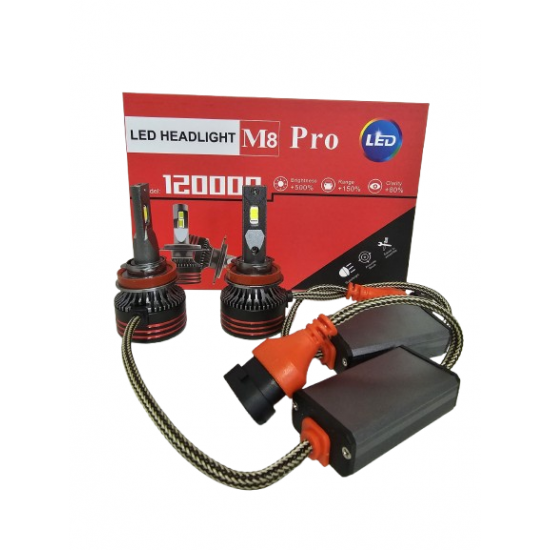 Set doua LEDURI auto M8-H11  12/24V  CANBUS Set doua LEDURI auto M8-H11  12/24V  CANBUS