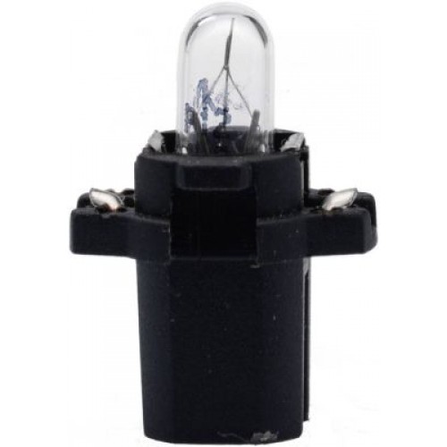 Bec halogen12V 1.2W T5 B8.5S negru