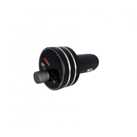 MP3 Player Auto RGB cu Bluetooth și Funcție de Încărcare, Argintiu