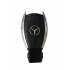 Carcasa cheie Mercede S-class, 3 but, cu logo cu butoane negre