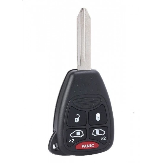 Carcasa cheie Chrysler/Jeep 4+1 buton de panica Carcasa cheie Chrysler/Jeep 4+1 buton de panica