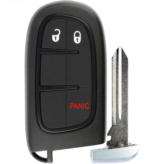 Carcasa cheie Fiat Smart Key 2+1 buton panica Carcasa cheie Fiat Smart Key 2+1 buton panica