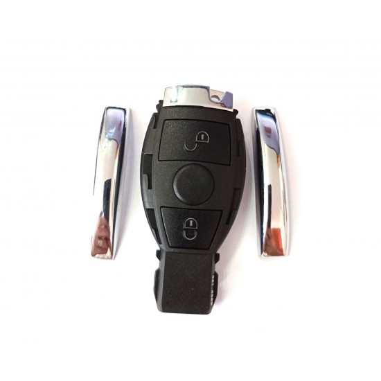 Carcasa Cheie Smartkey Mercedes S-class 2 but cromat Carcasa Cheie Smartkey Mercedes S-class 2 but cromat