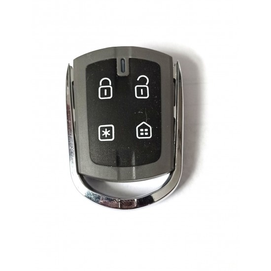 Carcasa telecomanda Fiat 4 but model cromat Carcasa telecomanda Fiat 4 but model cromat