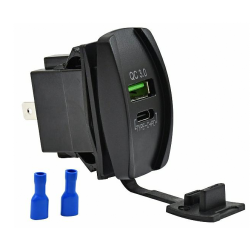 Incarcator auto HERON pentru montare in masina. 