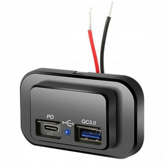 Incarcator auto 12/24V -PD3A + QC 3A – ODYS Incarcator auto 12/24V -PD3A + QC 3A – ODYS