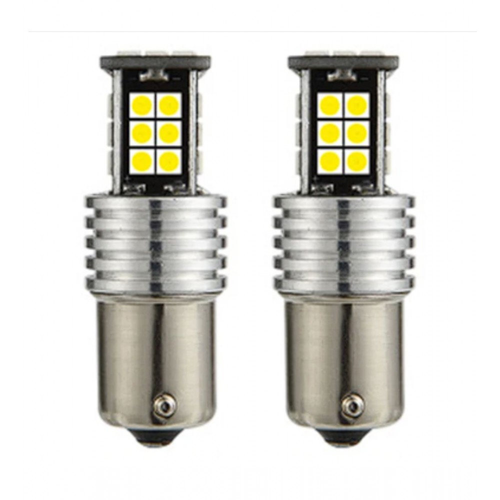 Set 2 becuri auto 1156/P21- 24  SMD