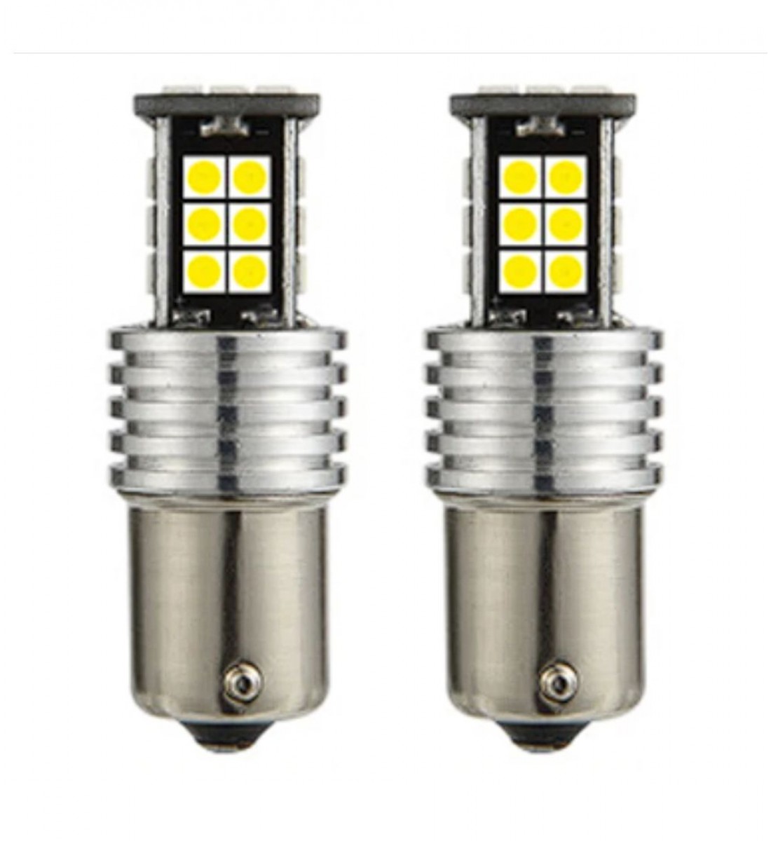 Set 2 becuri auto 1156/P21- 24  SMD