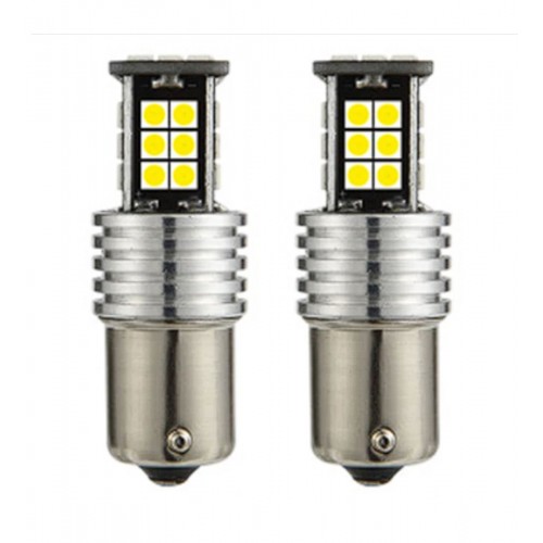 Set 2 becuri auto 1156/P21- 24  SMD